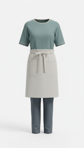 Branded Cleaning Uniform with Sleek Trim