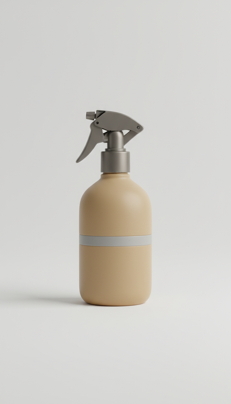 Glass Spray Bottle with Subtle Branding